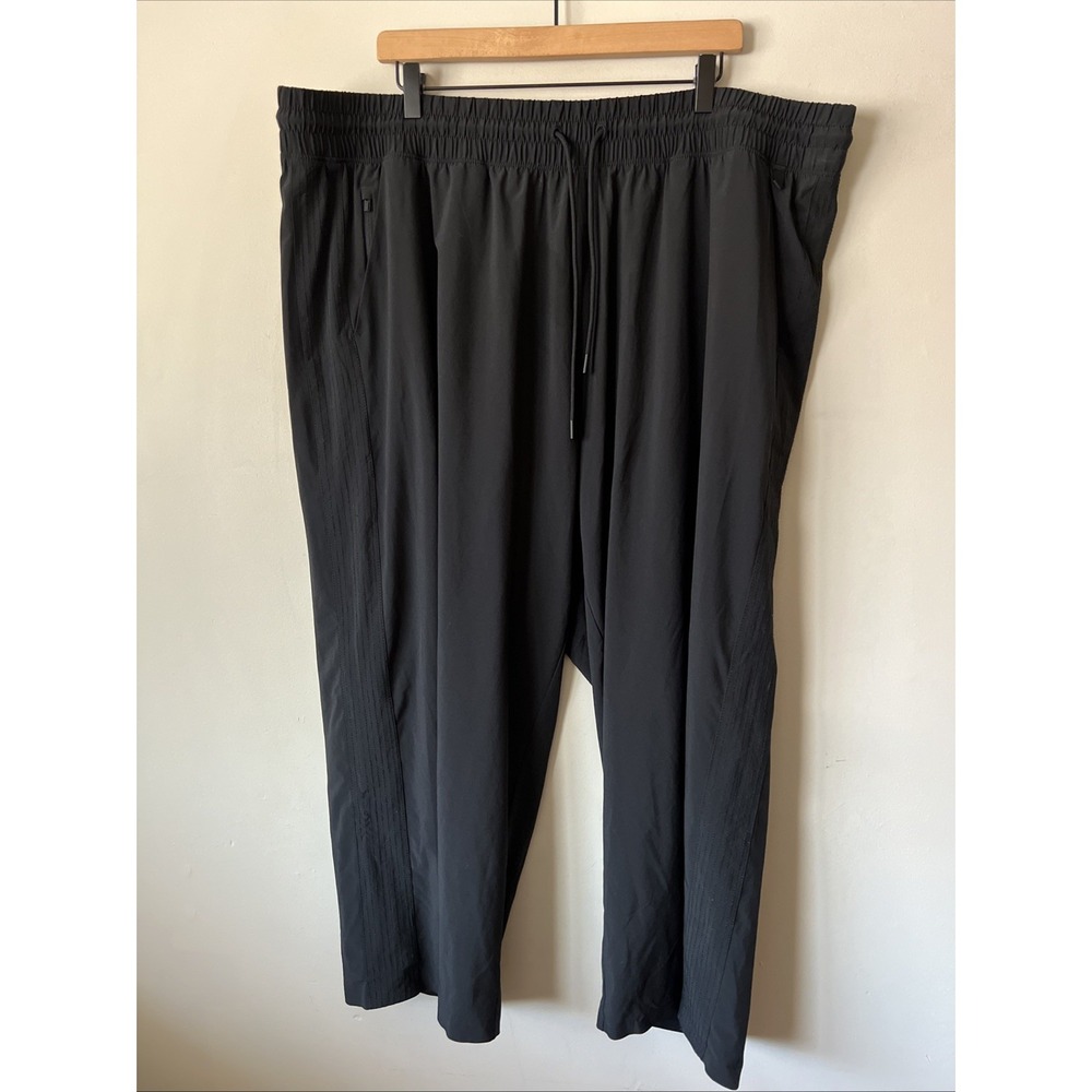 Athleta Avenue Wide Leg Crop Pant Size 24 Black Stretch Career